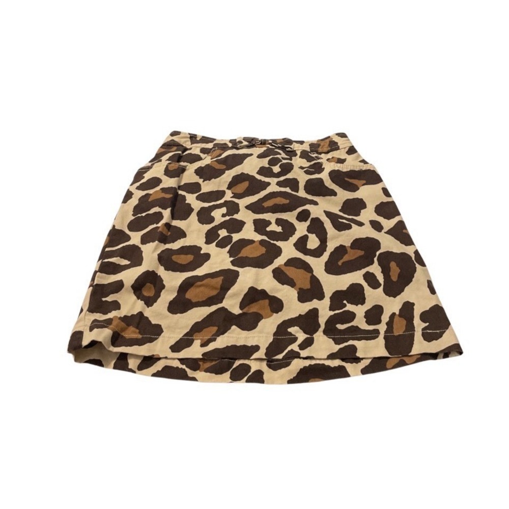 GYMBOREE SIZE 12 Cheetah Summer Skirt Adjustable Waist w/shorts Under 2013 - EUC